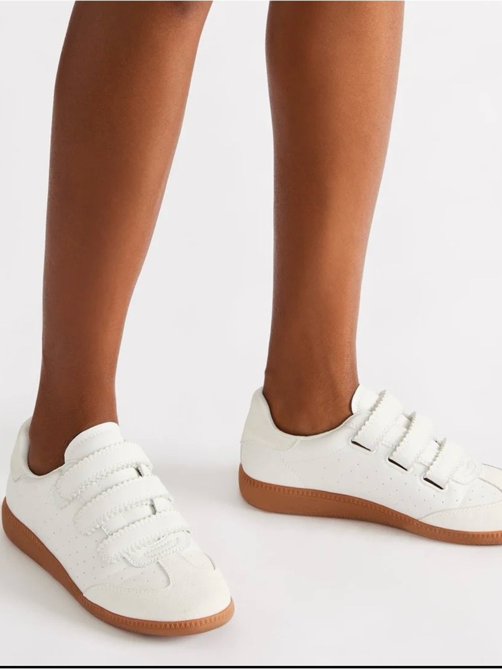 Steve Madden momentum white Velcro sneaker - Picture 6 of 13